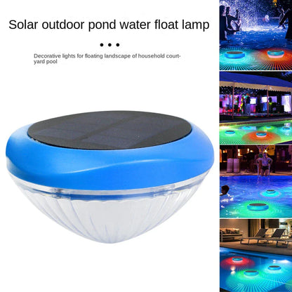 Solar LED RGB Light Outdoor Garden Pond Swimming Pool Floating Waterproof Lamps